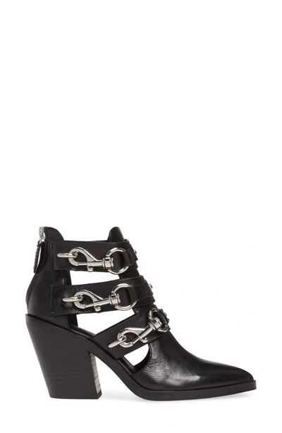 Shop Rebecca Minkoff Seavie Clip Strap Bootie In Black