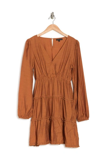 Shop Wishlist Long Sleeve Tiered Dress In Gucci