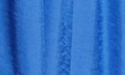 Angel Maternity Crossover Faux Wrap Maternity Maxi Dress In Cobalt