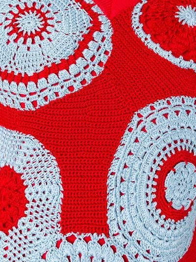 Shop Nina Ricci Shortsleeved Crochet Jumper