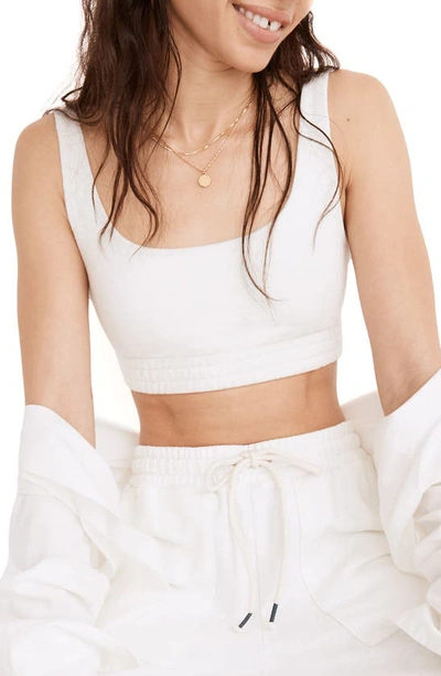 Shop Mwl Terry Bralette In Lighthouse