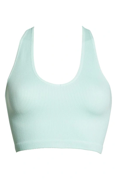 Shop Free People Fp Movement Free Throw Crop Tank In Turquoise Mint