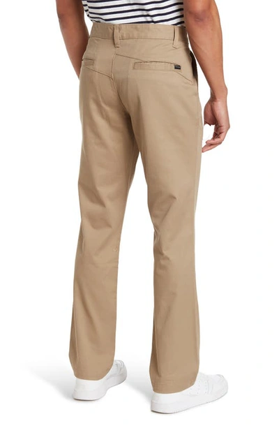 Volcom Vmonty Straight Leg Stretch Chinos In Khaki 251
