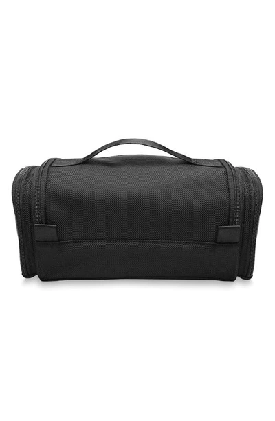 Shop Briggs & Riley Baseline Executive Essentials Toiletry Bag In Black
