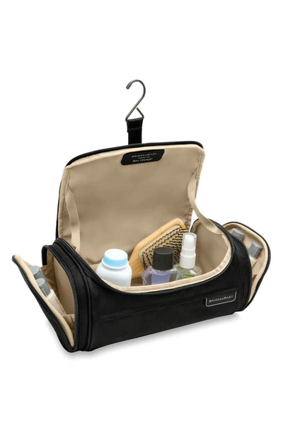 Briggs & Riley Baseline Executive Essentials Toiletry Bag In Black