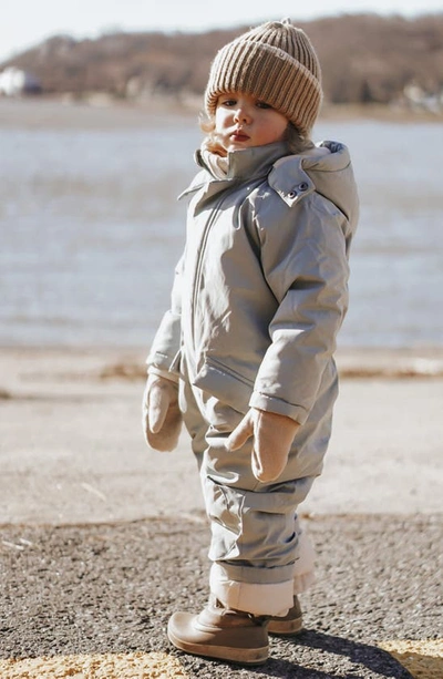 7 A.m. Enfant Grand Benji Snowsuit In Mirage Blue