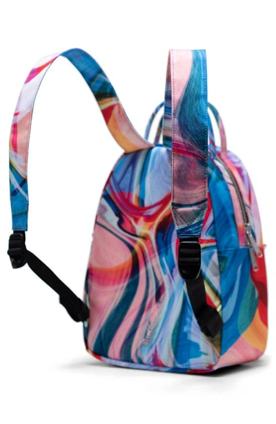 Shop Herschel Supply Co Mini Nova Backpack In Paint Pour Multi