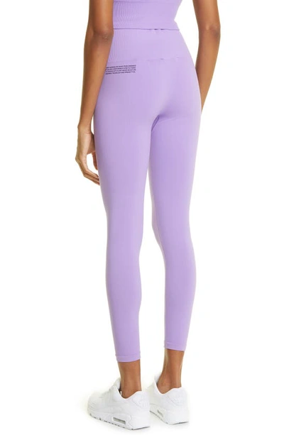 Shop Pangaia Pprmint™ Unisex High Waist Leggings In Dark Orchid Purple