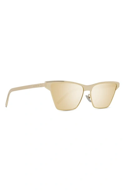 Shop Givenchy 59mm Square Sunglasses In Gold / Brown Mirror
