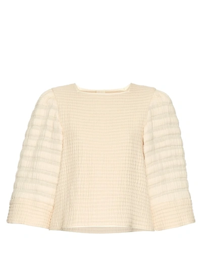 Isabel Marant Greg Quilted Cotton-blend Matelassé Top