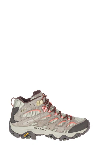 Shop Merrell Moab 3 Waterproof Hiking Boot In Bungee Cord