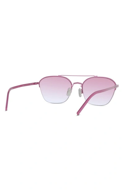 Shop Givenchy Gv Speed 57mm Pilot Sunglasses In Shiny Pink / Violet
