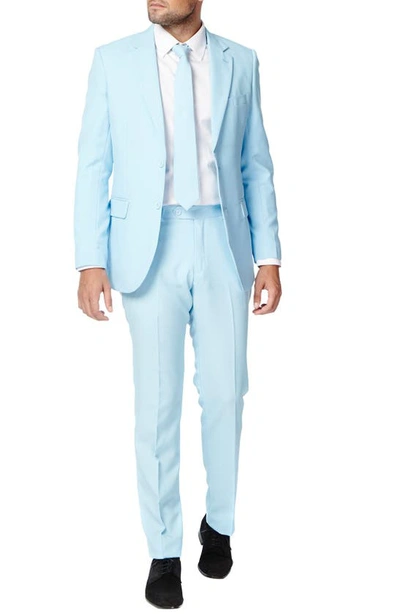 Opposuits 'cool Blue' Trim Fit Two-piece Suit With Tie In Blue
