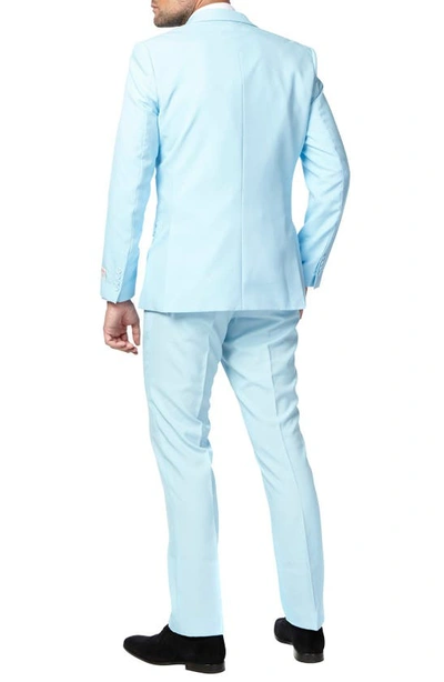 Opposuits 'cool Blue' Trim Fit Two-piece Suit With Tie In Blue