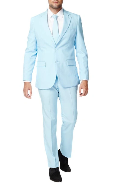 Opposuits 'cool Blue' Trim Fit Two-piece Suit With Tie In Blue