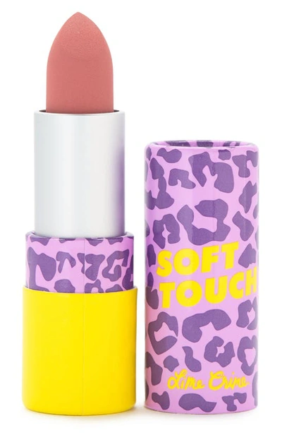 Shop Lime Crime Soft Touch Lipstick In Mauve Motel