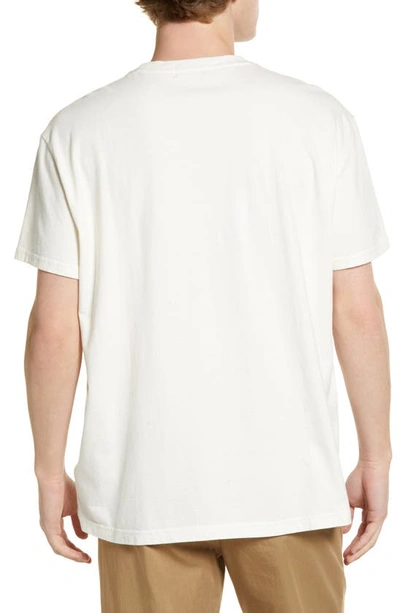 Shop Polo Ralph Lauren Cotton & Linen Pocket T-shirt In Antique Cream