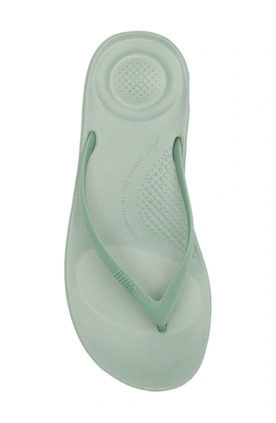 Shop Fitflop Iqushion Flip Flop In Bay Green