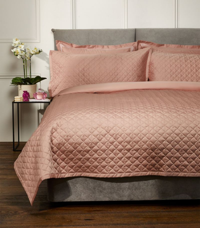Shop Amalia Suave Charm King Fitted Sheet (150cm X 200cm) In Pink