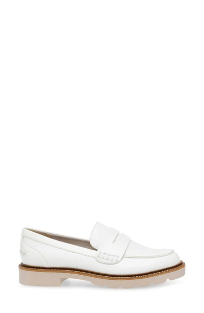 Anne Klein Women's Emmylou Lug Sole Loafers In White
