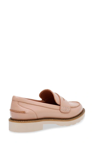 Anne Klein Emmy Womens Padded Insole Manmade Loafers In Blush