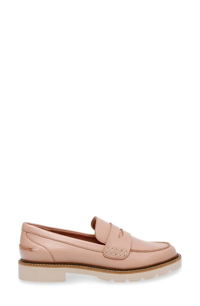 Anne Klein Emmy Womens Padded Insole Manmade Loafers In Blush