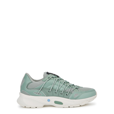 Shop Mcq By Alexander Mcqueen Aratana Sage Panelled Mesh Sneakers In Green