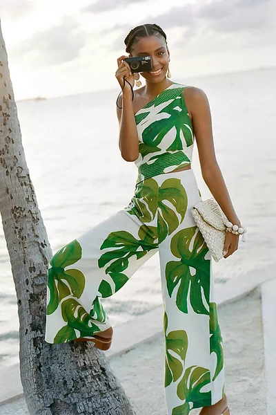 Shop Farm Rio Monstera Jumpsuit In Assorted