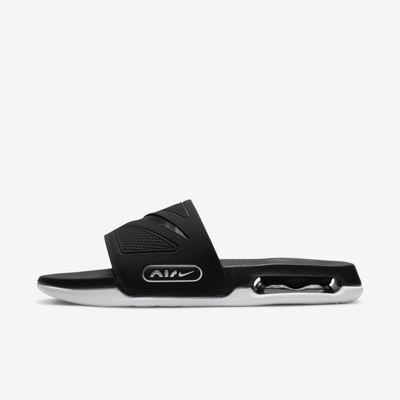 Shop Nike Men's Air Max Cirro Slides In Black
