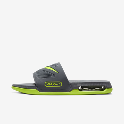 Shop Nike Men's Air Max Cirro Slides In Grey