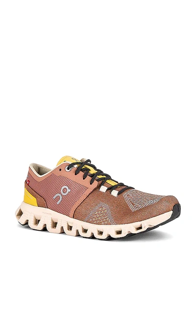 Shop On Cloud X Sneaker In Brown