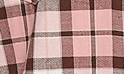 Shop Elevenparis Regular Fit Dip Dye Plaid Button-up Shirt In Light Lilac Dip Dye Plaid