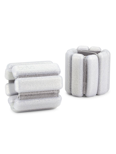 Shop Balà Holiday 2-piece Weight Set/1 Lb. In Silver