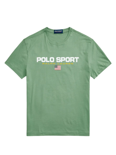 Shop Polo Ralph Lauren Polo Sport T-shirt In Outback Green