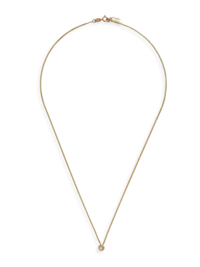 Shop Loren Stewart Women's 14k Yellow Gold & Diamond Pendant Necklace