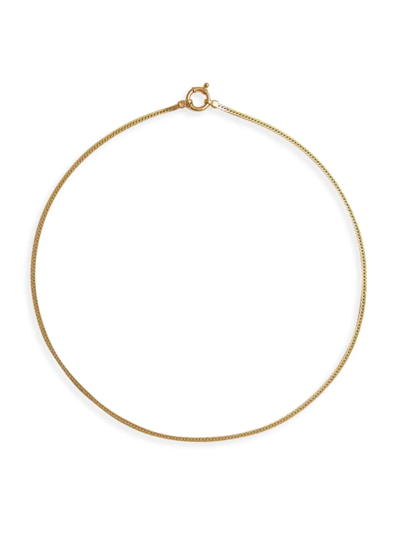 Shop Loren Stewart Women's 14k Yellow Gold Vermeil Chevron Chain Necklace