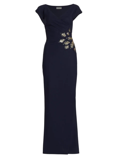 Shop Chiara Boni La Petite Robe Women's Exclusive Suyai Gown In Blue Notte