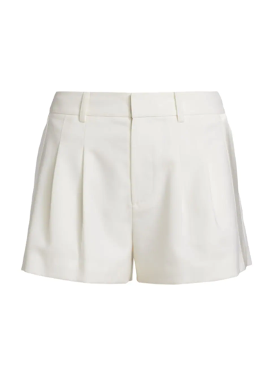 Shop Twp Women's The Bro Wool Shorts In Ivory