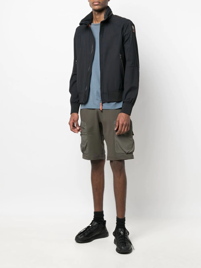 Parajumpers Hooded Long-sleeve Windbreaker In Black