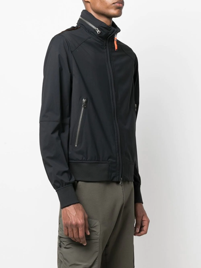 Parajumpers Hooded Long-sleeve Windbreaker In Black