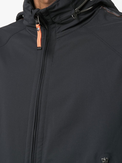 Parajumpers Hooded Long-sleeve Windbreaker In Black