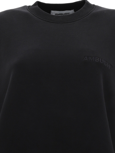 Shop Ambush "multicord" Sweatshirt In Black  