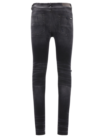 Shop Amiri "mx1 Bandana" Jeans In Black  