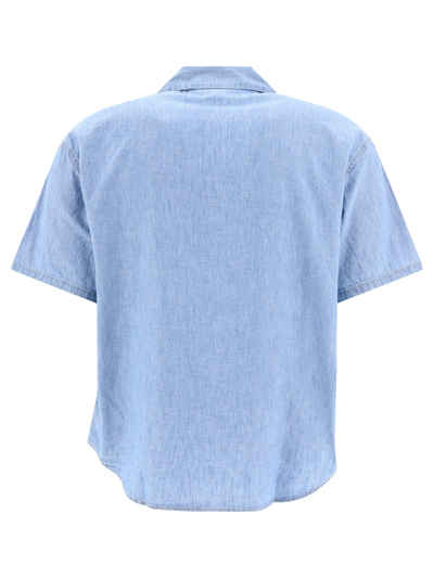 Shop Orslow Camicia "western" In Light Blue