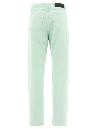 Shop Ami Alexandre Mattiussi Straight Leg Jeans In Green