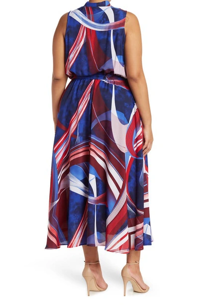 By Design Spain Printed Maxi Dress In Multi