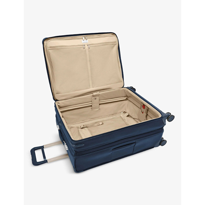 Briggs & Riley Baseline Expandable Shell Suitcase 73.7cm In Navy
