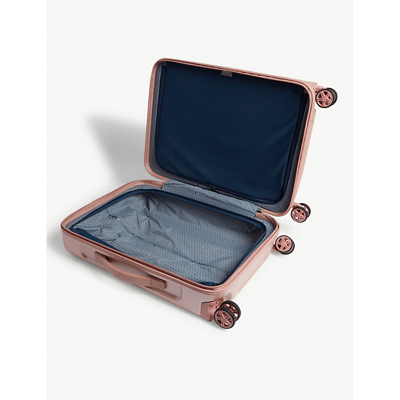 Shop Delsey Turenne Four-wheel Suitcase 55cm In Peony