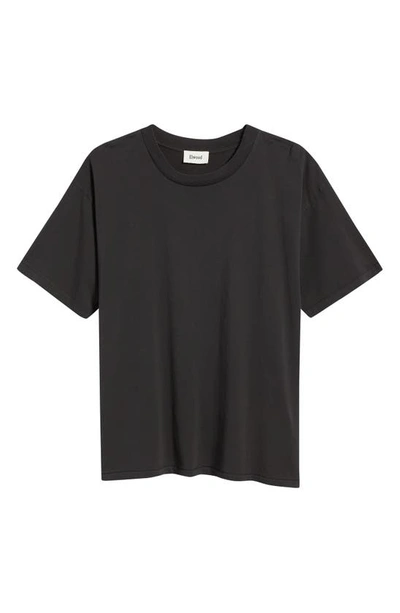 Shop Elwood Core Oversize Organic Cotton Jersey T-shirt In Vintage Black