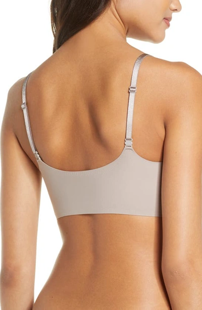 True & Co. True Body Triangle Convertible Strap Bralette In Mink